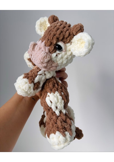 Latte The Cow Uyku Arkadaşı Beyaz - Kahverengi