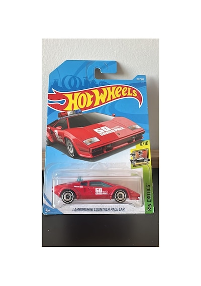 Hot Wheels Lamborghini Countach Pace Car Kirmizi Kırmızı