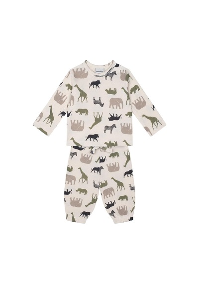 Antebies Organik Gots Sertifikalı Safari Macerası Desenli, Omuzdan Çıtçıtlı, Uzun Kollu Bebek Tişörtü, Bel Lastikli Bağcıklı Pantolon Takımı Yeşil Antebies Organik Gots Sertifikalı Safari Macerası Desenli, Omuzdan Çıtçıtlı, Uzun Kollu Bebek Tişörtü, Bel Lastikli Bağcıklı Pantolon Takımı Yeşil