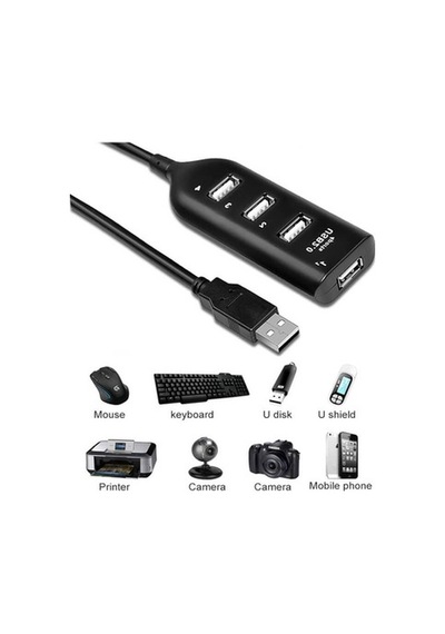 4 Port Usb 2.0 Hub Usb Çoklayıcı Yüksek Hız Pc Laptop (519136246)