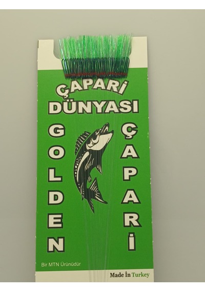 Golden 50 İğneli İstavrit Kösteği 9 No Siyah İğne -0,18 Mm -0,20 Mm Köstek Koyu Yeşil