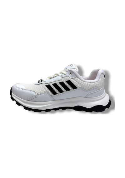Best Of 2045-26 Anorak Deri Anatomik Erkek Sneaker Beyaz Siyah