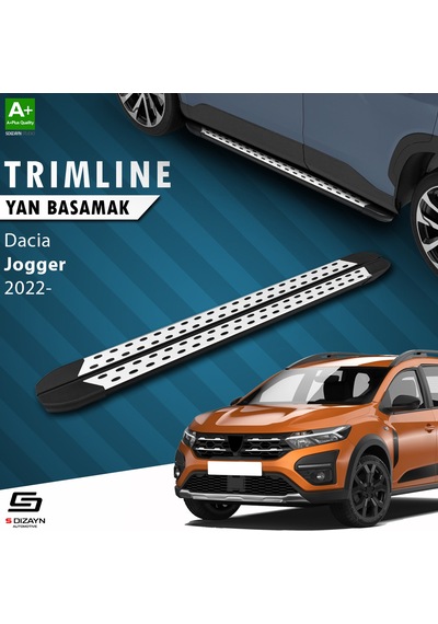 S-Dizayn Dacia Jogger TrimLine Gri Yan Basamak 215 Cm 2022 Üzeri