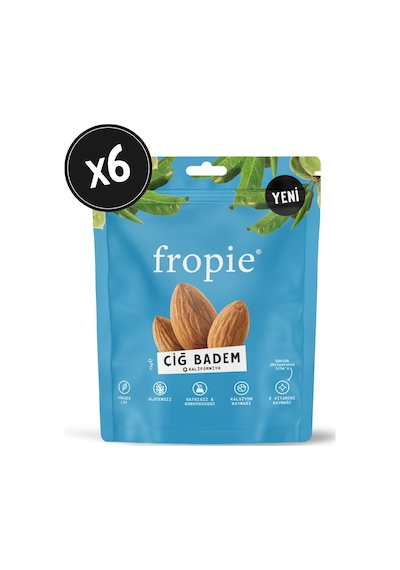 Fropie Çiğ Badem 6 x 75 G
