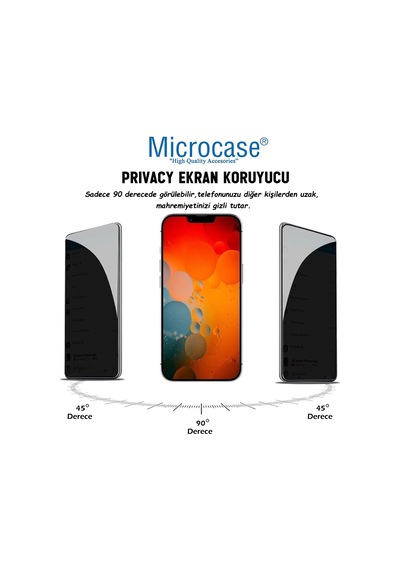 Microcase Honor Magic V6 İle Uyumlu Privacy Gizlilik Filtreli Hayalet Nano Ekran Koruyucu-ekm110