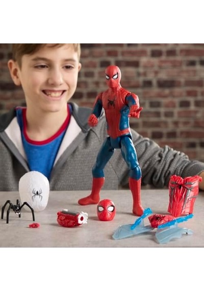 Spider-man: Yepyeni Bir Gün Titan Serisi Eşsiz Ağ Atıcı Aksiyon Figürü, 29,2 Cm Süper Kahraman Oyuncakları Ve Figürleri, 4 Yaş Ve Üzeri