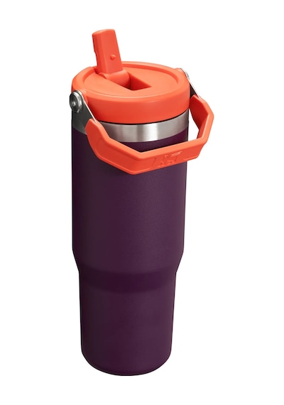 Stanley The Iceflow Flip Straw Pipetli Termos Bardak 0,89 Lt 30 Oz - Plum Koyu Mor