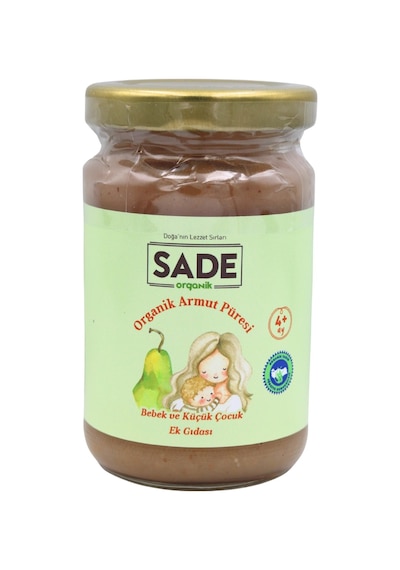 Sade Organik Armut Püresi 100 Gr. 100 ML