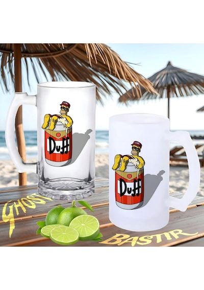 Simpson Duff Buzlu Ya Da Buzsuz Bira Bardağı 088
