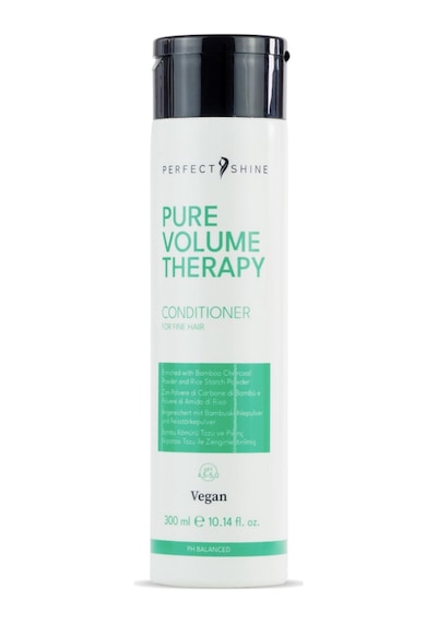 Perfect Shine Pure Volume İnce Telli Yağlı Saçlar İçin Pirinç Nişastası Kömür Özlü Arındırıcı Saç Kremi 300ml