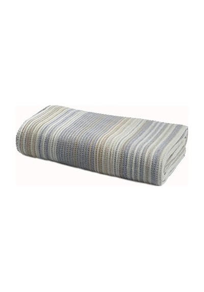 Pamuklu 4 Mevsim Çift Kişilik Battaniye, 180x220 Cm,%70 Pamuk%30 Polyester Gri Çok Renkli