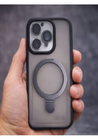 Mmc Trend Apple Uyumlu iPhone 14 Pro Lensli Telefon Kılıfı Siyah