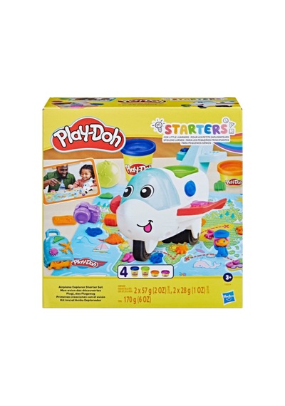 Play-doh Starters Eğlenceli Uçak Oyun Seti 170 G - 7 Adet Tarı