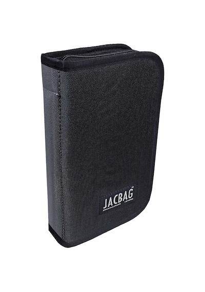 Jacbag Cover -sert Kapaklı Lastikli Kalem Kutusu Cover-siyah renkli