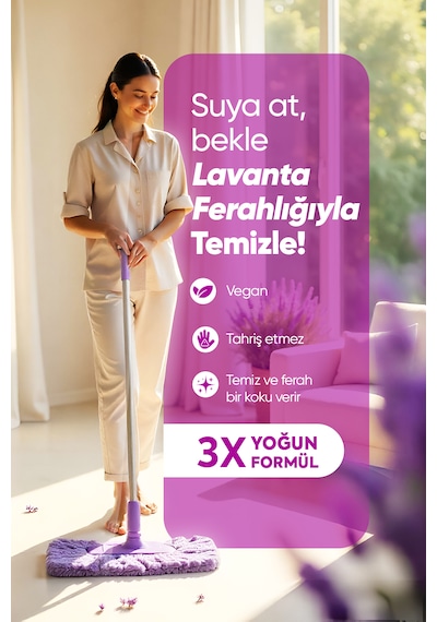Clean Yüzey Temizleyici Akıllı Kapsül Lavanta Kokulu Tekli