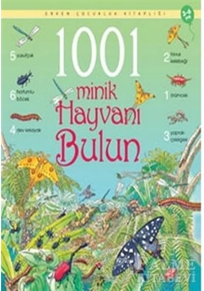 1001 Minik Hayvanı Bulun - Emma Helrough - Tübitak Yayınları