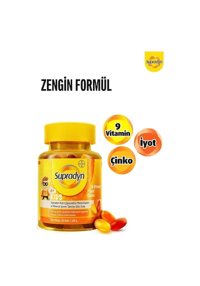 Supradyn Kids 60 Tablet 2 Adet