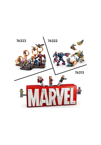 LEGO® ǀ Marvel Avengers: Ultron Çağı Quinjet, 76325 - 12 Yaş ve Üzeri için Yaratıcı Oyuncak Yapım Seti (1131 Parça)
