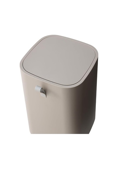 Vera Çelik Çöp Kovası - Taupe 30 L