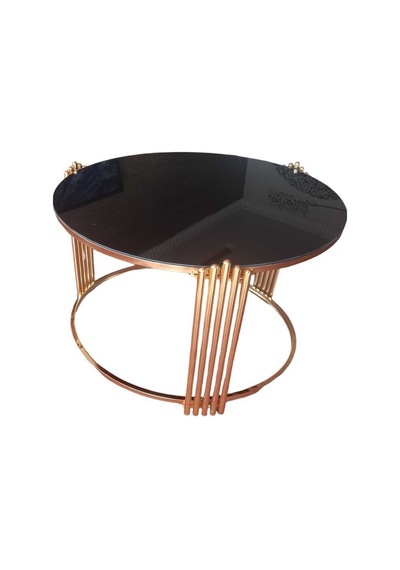 Piano Orta Sehpa Dekoratif Gold Metal Siyah Cam Gold Piano Orta Sehpa Dekoratif Gold Metal Siyah Cam Gold