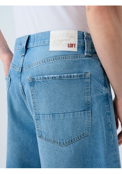 LOFT Baggy Fit Erkek Şort Lf2039625 Q1.v1 Denim