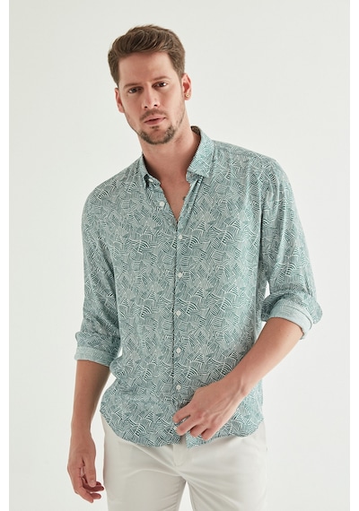D's Damat Slim Fit Yeşil Gömlek 0ec02ap28259m Yeşil