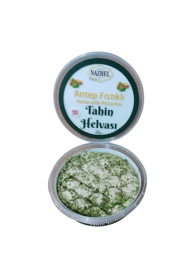 Nazhel Antep Fıstıklı Tahin Helvası 450 G