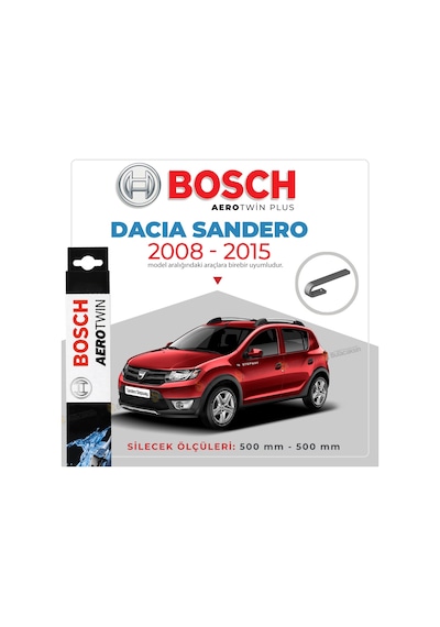 Dacia Sandero Muz Silecek Takımı 2008-2015 Bosch Aerotwin N11.4478