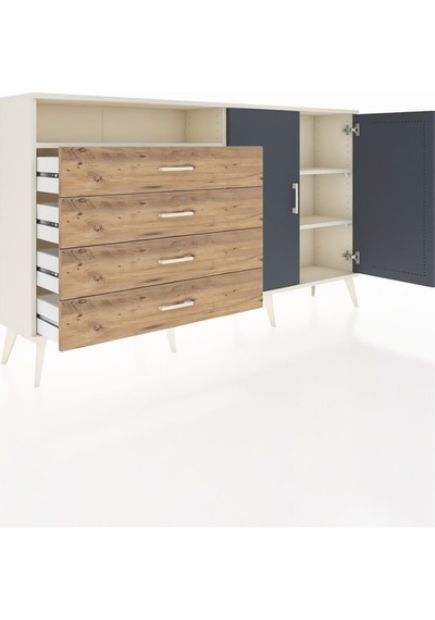 Arges Konsol 3 Raflı 4 Çekmeceli 2 Kapaklı 176x30x99 Aytaşı-antrasit/çam Antrasıt/atlas Çam - Aytası Arges Konsol 3 Raflı 4 Çekmeceli 2 Kapaklı 176x30x99 Aytaşı-antrasit/çam Antrasıt/atlas Çam - Aytası