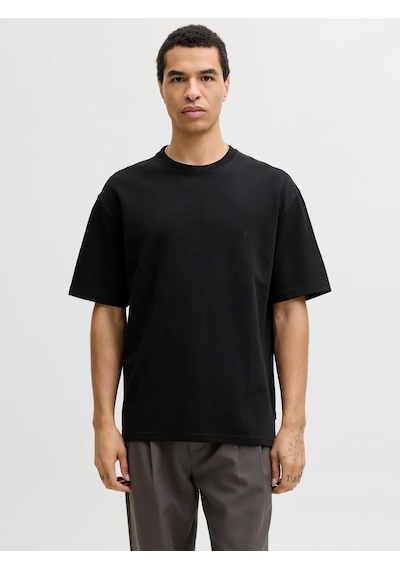 Jack & Jones Jack&jones Premıum Jprblaethan Ss Logo Tee Sn Erkek T-shirt 12292340 Siyah