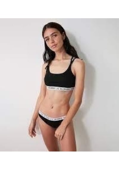 Deep Secret Siyah Kaplı Spor Bralet Takım 001