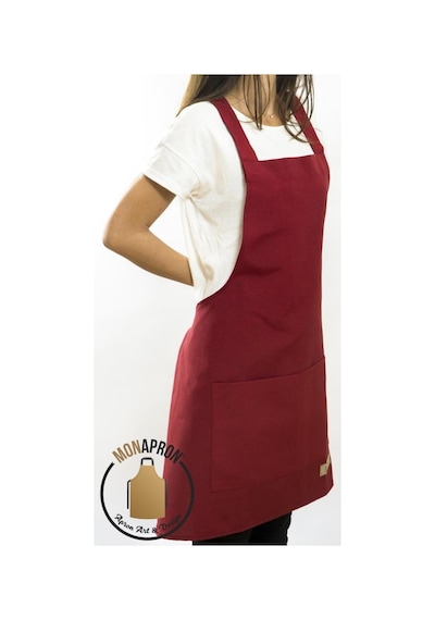 Özel Tasarım Barista Ahşap Seramik Kuaför Mufak Monapron Monet Ön (224257605)