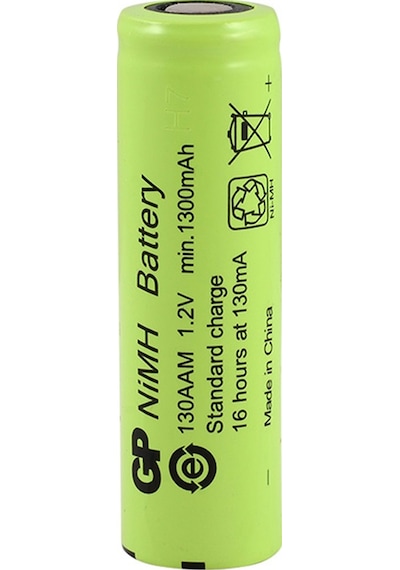 AYT Ticaret HT-101 GP 130AAM 1.2 VOLT 1300 MA DUZ-KAFA ŞARJLI KALEM PİL
