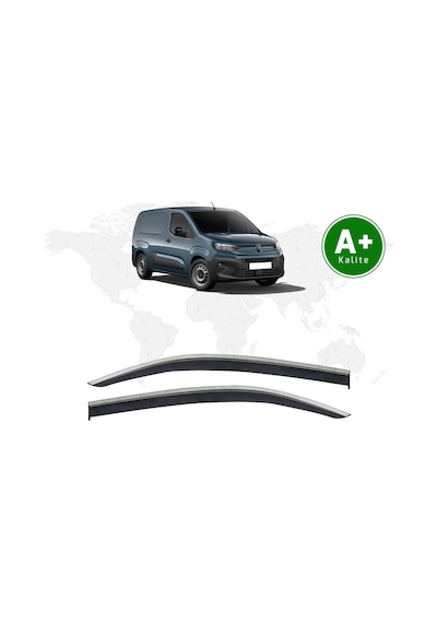 Citroen Berlingo Kromlu Cam Rüzgarlığı 2 Li 2024 Model Ve Sonrası