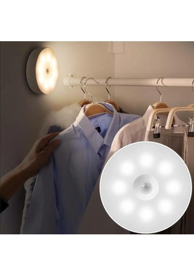 Sge Teknoloji 16 Led 2 Renk 5 Modlu Beyaz Ve Gün Işığı Hareket Sensörlü Type-c Girişli Led Lamba Diğer