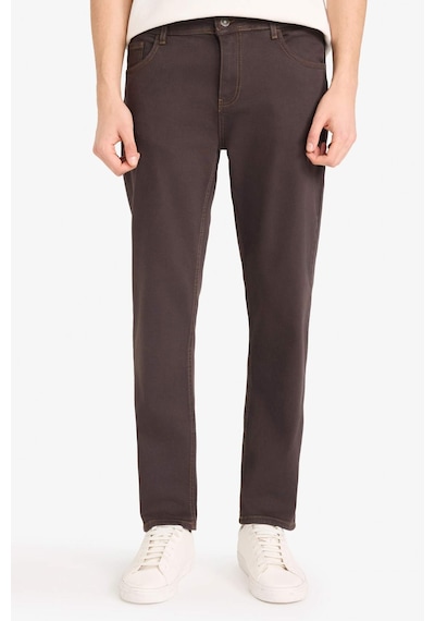 Defacto Regular Fit Düz Paça Pantolon G6925ax25wnbn192 Kahve-bn192