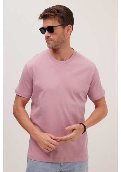 Tudors Unisex Relax Fit Rahat Kesim %100 Pamuk Yumuşak Dokulu Hafif Kalın Lila Bisiklet Yaka Tişört-34944 Lila Tudors Unisex Relax Fit Rahat Kesim %100 Pamuk Yumuşak Dokulu Hafif Kalın Lila Bisiklet Yaka Tişört-34944 Lila
