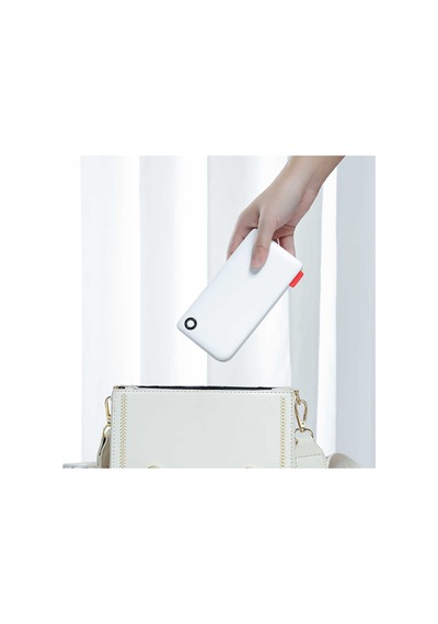 Benks PB12 20000 mAh PD Powerbank Taşınabilir 18W Hızlı Şarj Cihazı - ZORE-218157 Beyaz