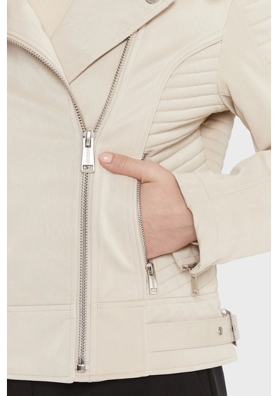Guess Bayan Ceket W5bl35 W2820 A115 Bej Bej