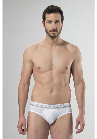 Cacharel 1311 Erkek Slip Bantlı - Beyaz Beyaz