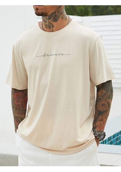 Altamira Unisex Dreamer Baskılı Oversize T-shirt 001