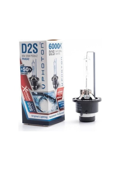 Megamarket06 Photon D2s Xenon Oto Ampul 6000k +%50 Fazla Işık Oem
