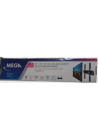 Mega Mg 1055 Kilitli Duvar Tv Askı Aparatı