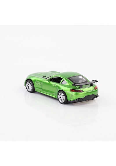 1:36 Ölçek Sesli Ve Işıklı Metal Çek Bırak Diecast Araba Yeşil