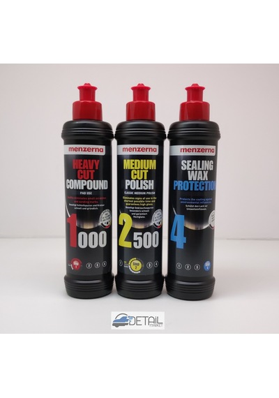 Menzerna 1000 2500 Sealingwax Kalın Pasta Hare Boya Koruma 250 ML