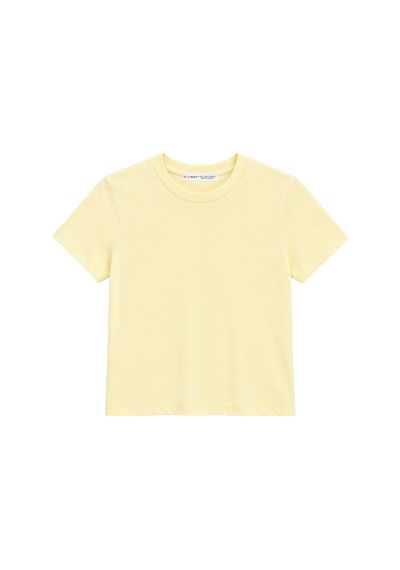 Mixray 2100 Kadın Slim Fit Bisiklet Yaka Soft Basic T-shirt Sarı Mixray 2100 Kadın Slim Fit Bisiklet Yaka Soft Basic T-shirt Sarı