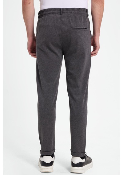 Tudors Erkek Slim Fit Pamuklu Beli Bağlamalı Yan Cepli Katlamalı Paça Jogger Gri Pantolon-42319 gri Tudors Erkek Slim Fit Pamuklu Beli Bağlamalı Yan Cepli Katlamalı Paça Jogger Gri Pantolon-42319 gri