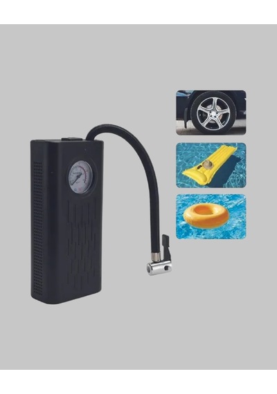 Hubrendy Kargo Elektrikli Hava Kompresörü Type-c Usb Şarjlı Çok Fonksiyonlu Lastik Pompası