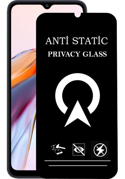 Xiaomi Redmi 12c Tam Kaplayan Anti Statik Görünmez Safir Ekran Koruyucu Hayalet Cam