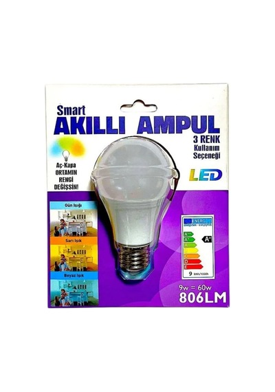 Bossandmuse Akıllı Sarı Beyaz Gün Işığı Led Ampul A+ 806 Lümen Diğer